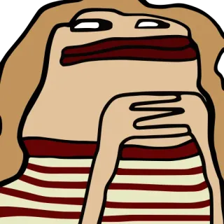 👩 卡通, 插图, 绘画, 艺术, 肖像 whatsapp sticker