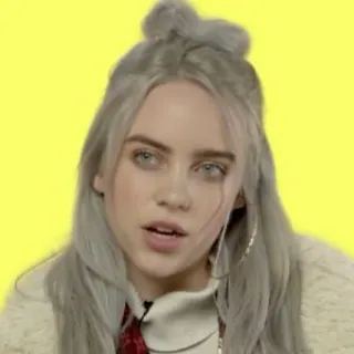 💧 Billie Eilish นักร้อง, คนดัง, เพลง, ป็อปสตาร์, Billie Eilish telegram sticker