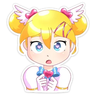 😍 Anime, Cartone animato, Kawaii, Carino, Ragazza, Manga, Personaggio, Sticker telegram sticker