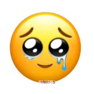🥺 絵文字, 悲しい, 泣く, 表情, 顔, 涙 telegram sticker