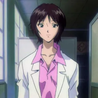 🤗 Ritsuko Akagi Neon Genesis Evangelion アニメ, 女性, キャラクター, リツコ, エヴァンゲリオン telegram sticker