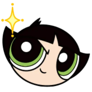 🧐 Buttercup The Powerpuff Girls мультфильм, мультик, Суперкрошки, Сорванец telegram sticker