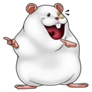 😉 hamster, animal, cartoon, cute, happy telegram sticker