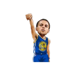 😏 Stephen Curry pallacanestro, Golden State Warriors, NBA, atleta, sport telegram sticker