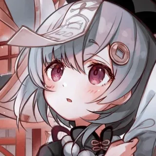 ❄️ Qiqi Genshin Impact anime, Qiqi, Genshin Impact, videojuego, lindo, personaje telegram sticker