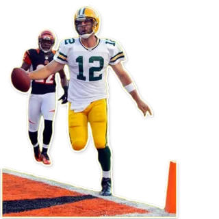 🇦🇴 Aaron Rodgers футбол, спорт, НФЛ, Грин Бэй Пэкерс, квотербек, тачдаун, Аарон Роджерс telegram sticker