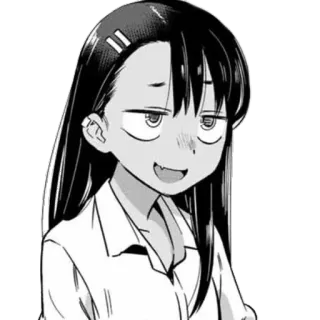 😏 Nagatoro Don't Toy with Me, Miss Nagatoro Anime, Manga, Nagatoro, Lindo, Chica, Dibujo animado telegram sticker