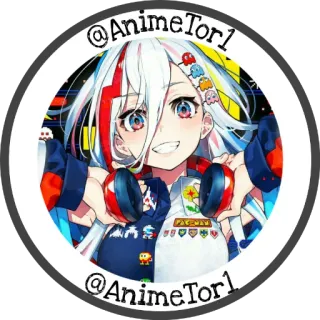 🎲 @AnimeTor1 anime, cartoon, cute, girl, avatar, digital art telegram sticker