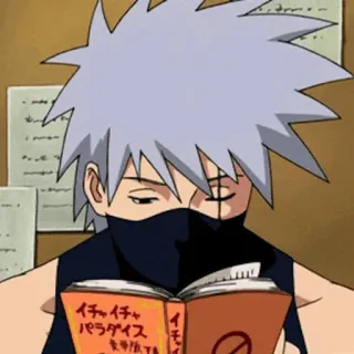 🔥 Kakashi Naruto イチイチャ パラダイス Kakashi, Naruto, Anime, Manga, Libro, Lectura telegram sticker