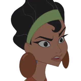 😠 Yzma The Emperor's New Groove Yzma, A Nova Onda do Imperador, Disney, Desenho animado, Vilã, Sarcástico telegram sticker