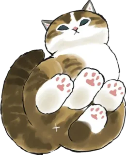 🍑 kucing, anak kucing, hewan, imut, hewan peliharaan, hewan domestik telegram sticker