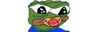 👶 Pepe the Frog Pepe, frog, meme, baby telegram sticker