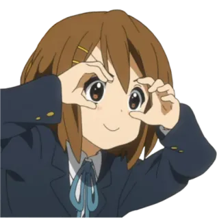 😎 Anime, Cartone animato, Personaggio, Ragazza, Carino, Felice whatsapp sticker