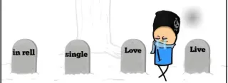 😭 in rell single Love Live เศร้า, สุสาน, ความสัมพันธ์, การ์ตูน, หลุมฝังศพ telegram sticker