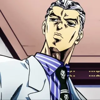 🐈 Yoshikage Kira JoJo's Bizarre Adventure Anime, Manga, Bösewicht, Killer, Serienmörder whatsapp sticker