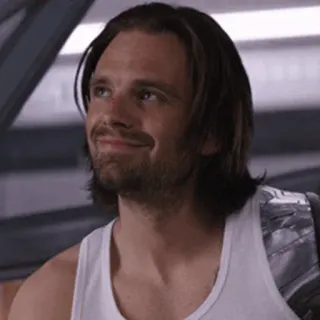 😐 Bucky Barnes Баки Барнс, Marvel, Зимний Солдат, Себастиан Стэн, Супергерой, Мстители telegram sticker
