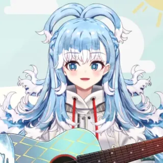 💧 Kobo Kanaeru 动漫, 虚拟主播, Kobo Kanaeru, 偶像, Hololive, 音乐 telegram sticker