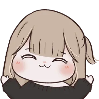 🥺 Kreskówka, Postać, Uroczy, Ilustracja, Kawaii, Naklejka telegram sticker