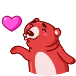 Buddy Bear @TgEmodziBot telegram emojis 😘