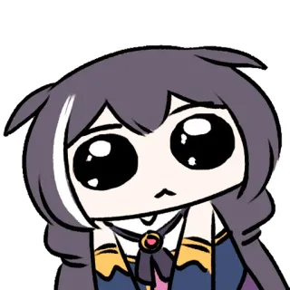 🥺 Anime, Manga, Cartoon, Charakter, Süß, Augen, Weiblich whatsapp sticker