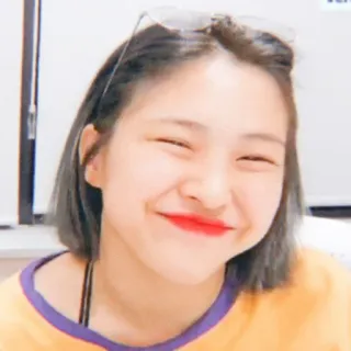 🥺 woman, asian, person, smiling, portrait, girl, female telegram sticker