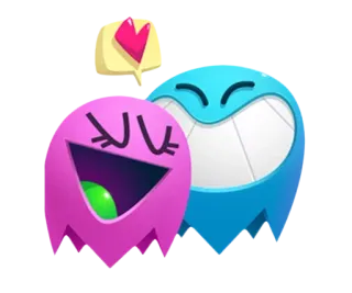 Blue Ghost @stickersb2b whatsapp stickers