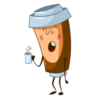 Hi Coffee! - Diveo Media whatsapp stickers