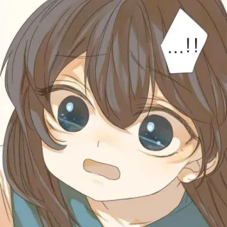 ⛲ …!! Anime, Manga, Dibujos animados, Impactado, Sorprendido, Emoción, Expresión facial telegram sticker