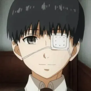 💉 Ken Kaneki Tokyo Ghoul 애니메이션, 캐릭터, 카네키, 도쿄 구울, 구울, 애니 캐릭터 telegram sticker