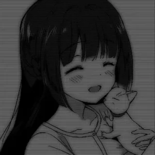 🎡 anime, cartone animato, ragazza, carino, gatto, felice telegram sticker