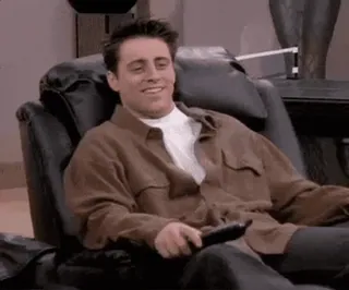 😪 Joey Tribbiani Friends Джоуи Триббиани, Друзья, ТВ-шоу, Ситком, Персонаж whatsapp sticker