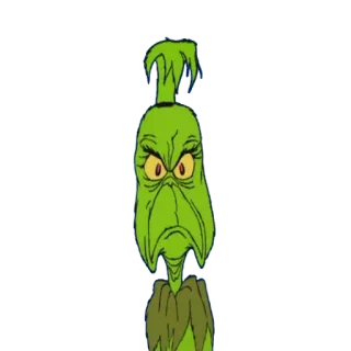 🎅 Grinch Grinch, Navidad, dibujos animados, película, Dr. Seuss, enojado, personaje telegram sticker