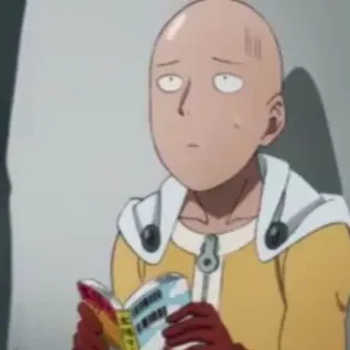 😥 Saitama One-Punch Man Anime, One-Punch Man, Saitama, Eroe, Manga, Personaggio telegram sticker
