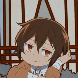 🍷 Anime, Manga, Cartoon, Charakter, Chibi, braune Haare whatsapp sticker