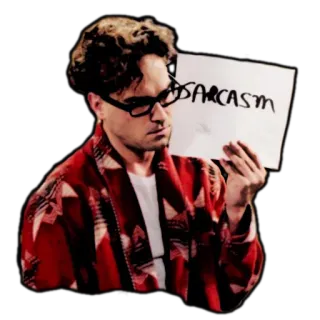 😏 SARCASM sarcasmo, humor, divertido, actitud, palabra telegram sticker