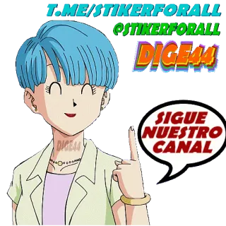 @STIKERFORALL 🇪🇸BULMA telegram stickers