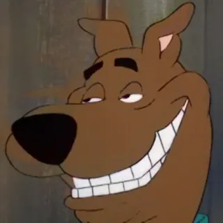 🌚 Scooby Doo cane, cartone animato, Scooby Doo, animazione, divertente, sorridente, cartone animato classico telegram sticker