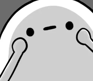 🥚 Blob, Fofo, Simples, Desenho, Personagem, Minimalista telegram sticker