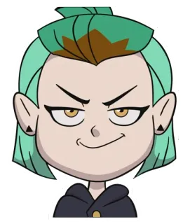 😈 Amity Blight The Owl House hoạt hình, Amity Blight, The Owl House, Disney telegram sticker