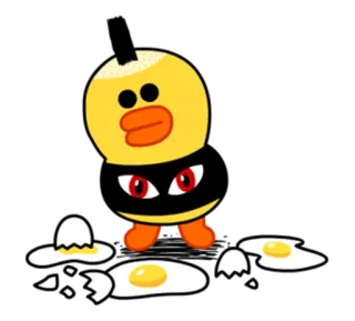 @tikelmu Hoppin' Mad! Angry LINE Characters telegram stickers