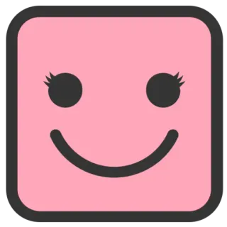 ☺️ sonrisa, lindo, rosa, emoji, cara telegram sticker