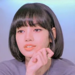 🌼 Lisa Лиса, K-pop, Айдол, Певица, Знаменитость, Blackpink telegram sticker
