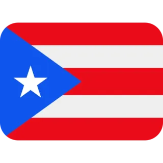 🇵🇷 bandera, Puerto Rico, país, símbolo telegram sticker