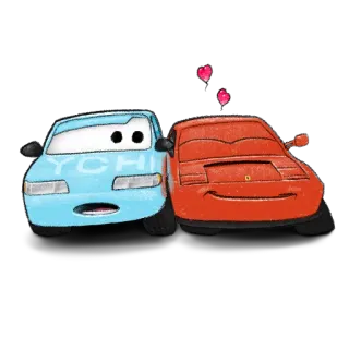 ❤️ Cartoni animati, Auto, Amore, Animazione telegram sticker