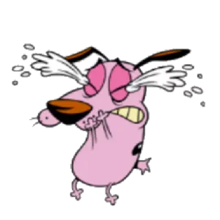 Courage the cowardly dog whatsapp stickers