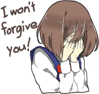 Yandere Girlfriend Sticker ENG :: @line_stickers telegram stickers