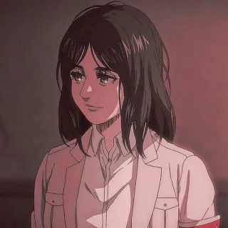 ❤️ Pieck Finger Attack on Titan アニメ, キャラクター, ピーク, 進撃の巨人 telegram sticker