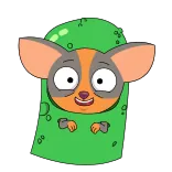 😂 mignon, animal, dessin animé, autocollant telegram sticker