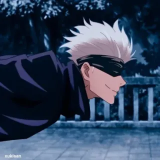 🍡 Satoru Gojo Jujutsu Kaisen xukisan Anime, Personagem, Gojo, Satoru Gojo, Jujutsu Kaisen telegram sticker