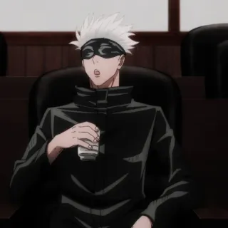 🍡 Gojo Satoru Jujutsu Kaisen Anime, Personagem, Gojo Satoru, Jujutsu Kaisen, Mangá telegram sticker